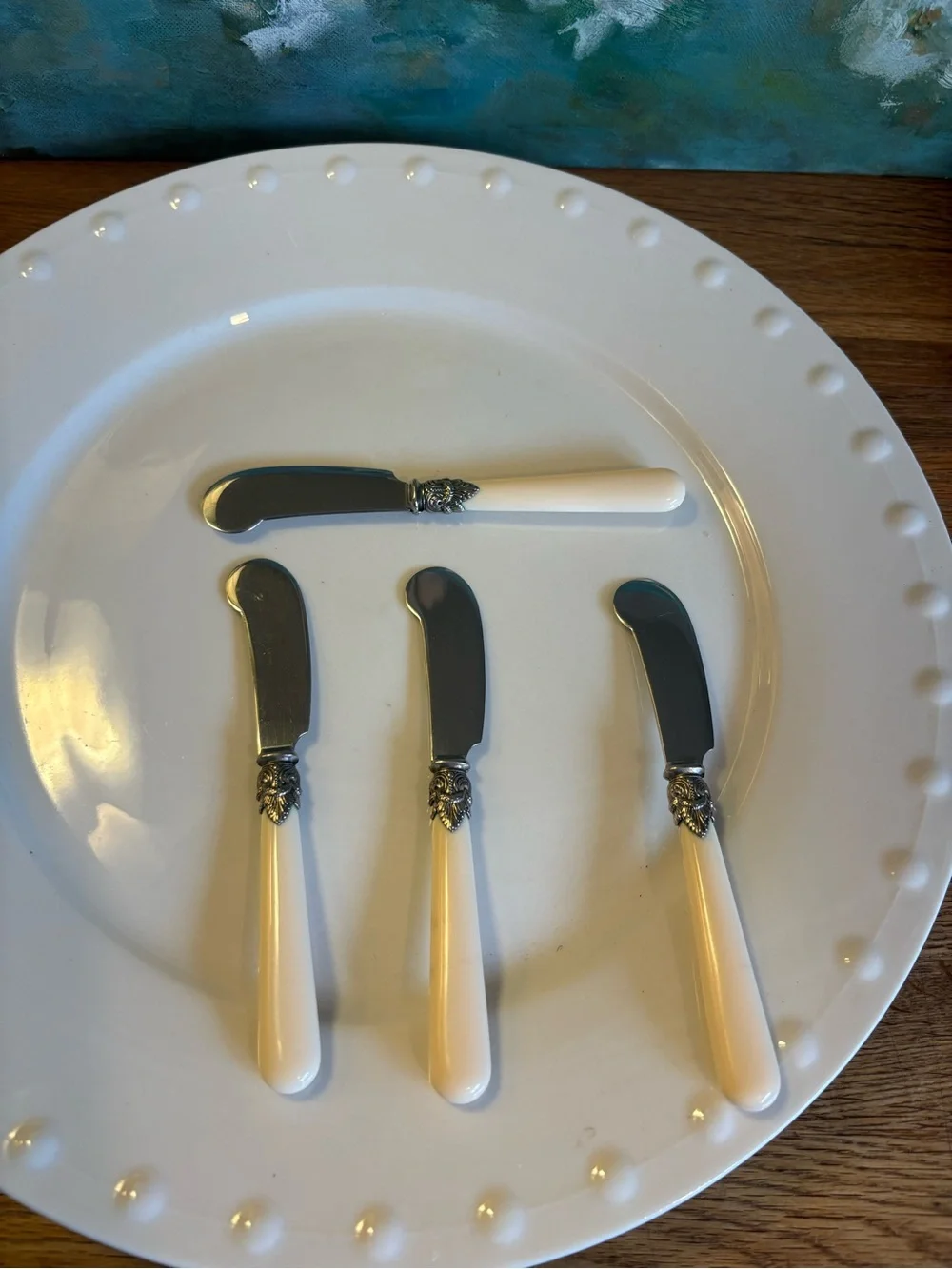 4 butter knives from EME INOX Italy.